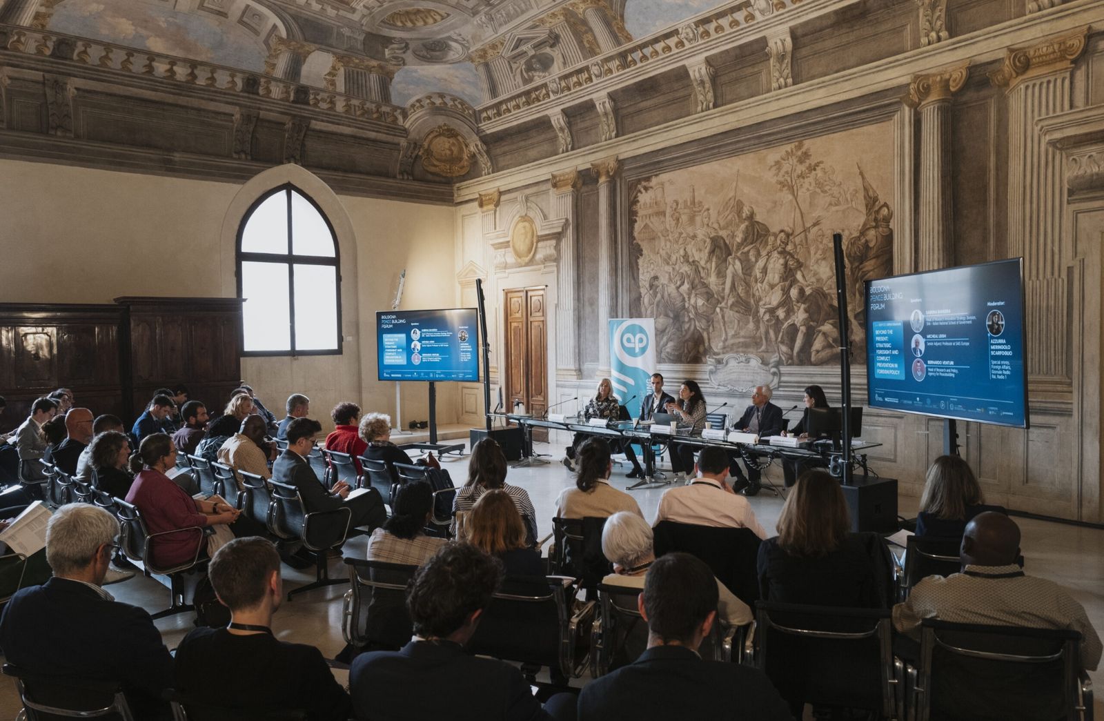 Bologna Peacebuilding Forum — Visual identity for an international forum