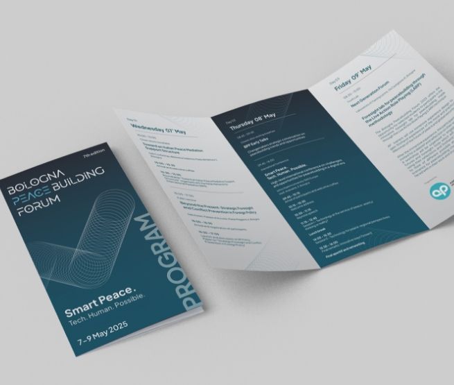 Bologna Peacebuilding Forum — Visual identity for an international forum (5)