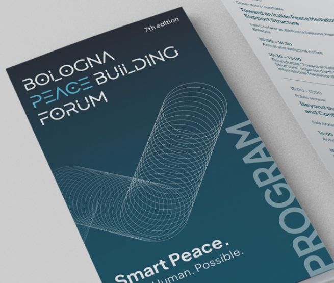 Bologna Peacebuilding Forum — Visual identity for an international forum (6)