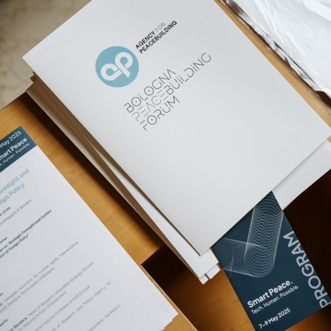 Bologna Peacebuilding Forum — Visual identity for an international forum (7)