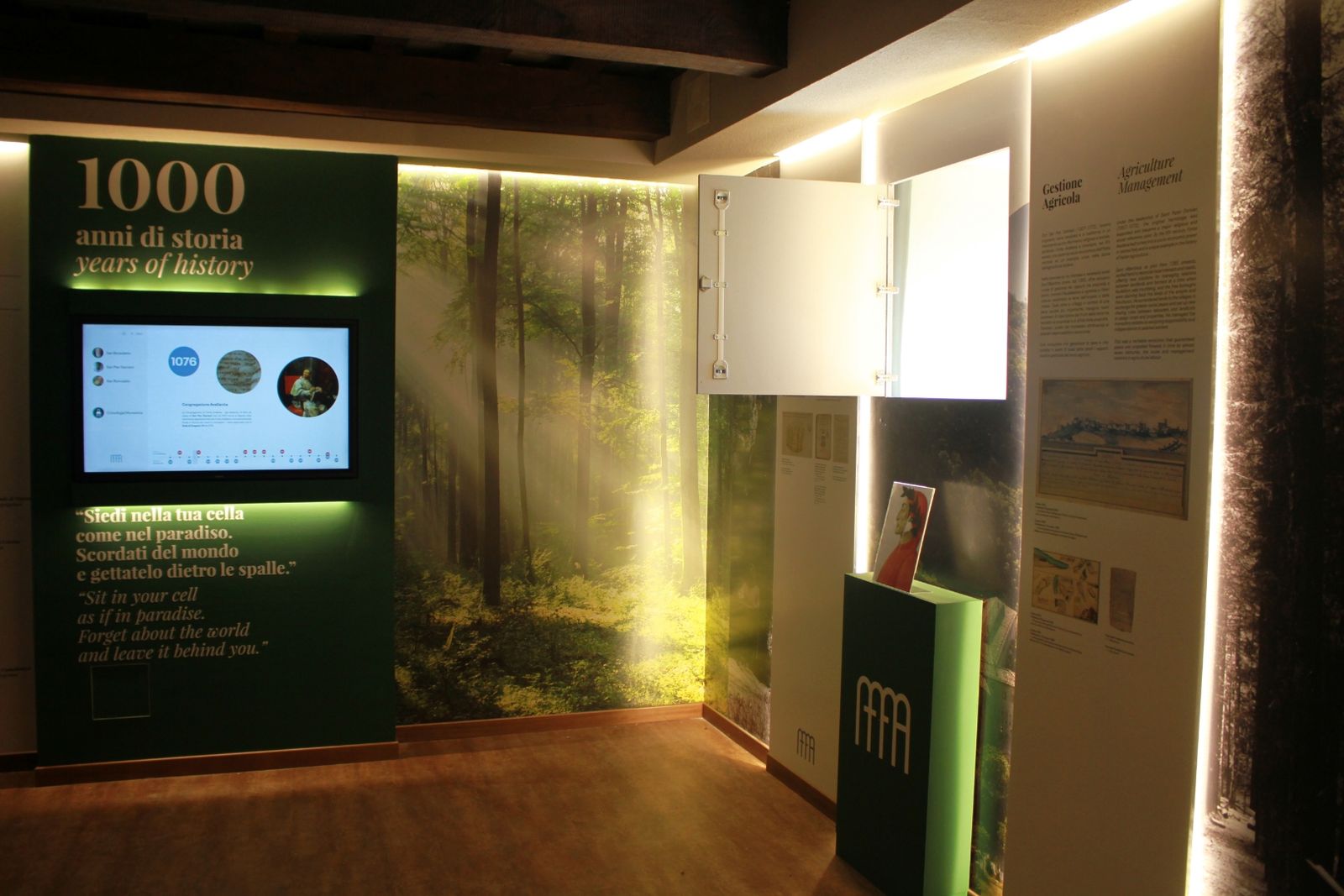 Monastero di Fonte Avellana — Museum exhibition design (5)