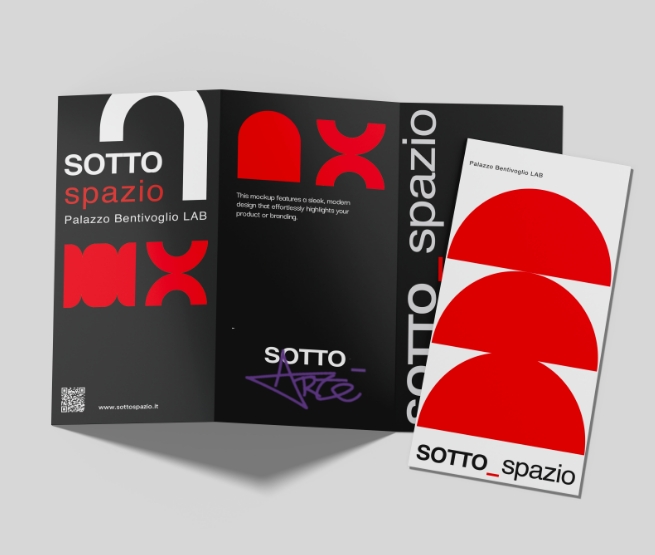 SottoSpazio branding visual identity