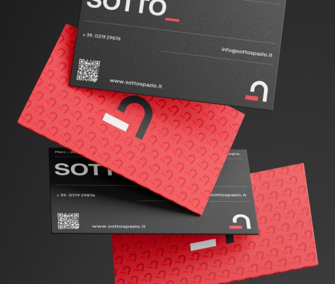 SottoSpazio branding visual identity